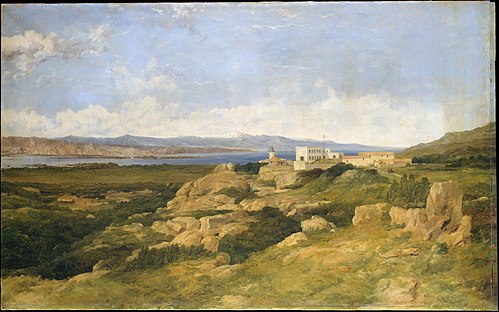 General Garibaldi's Residence at Caprera, 1865, Frederick Richard Lee