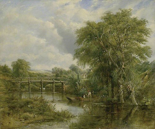 River Landscape, , Frederick Waters Watts
