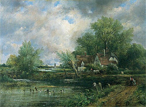 View of Dedham, Essex, , Frederick Waters Watts