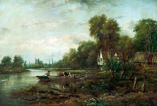 A Thames Ferry, , Frederick Waters Watts