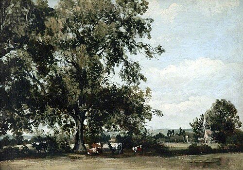 A Dull Day, 1850, Frederick Waters Watts