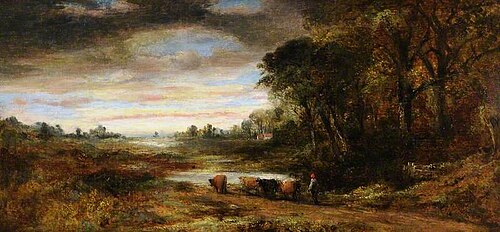 Landscape with Cattle, , Frederick Waters Watts