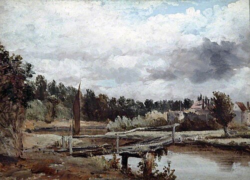 An English River, 1850, Frederick Waters Watts