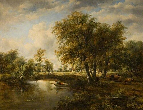 Landscape with a Stream, , Frederick Waters Watts