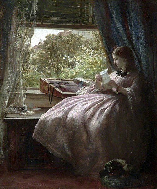 Old Letters, , Frederick Walker