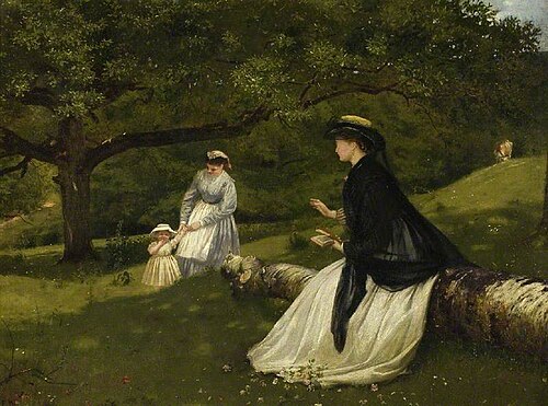 The Introduction, 1862, Frederick Walker