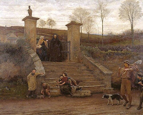 The Old Gate, 1869, Frederick Walker