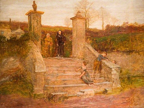 The Old Gate, 1868, Frederick Walker