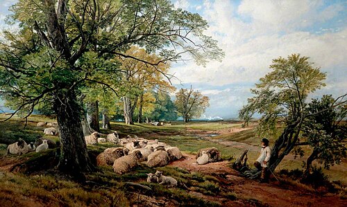 Pastoral Scene, Early Summer, 1877, Frederick William Hulme