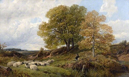 Woodland Scene, 1878, Frederick William Hulme