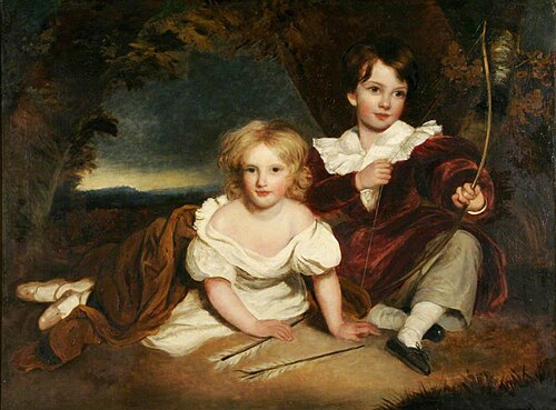 Robert and Elizabeth Buxton, 1834, Frederick Yeates Hurlstone