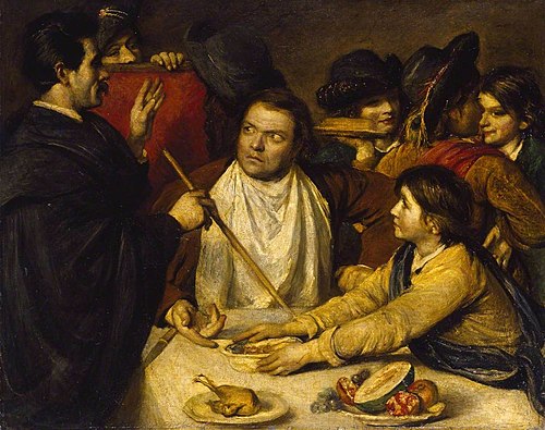 Sancho Panza Attended by his State Physician, 1868, Frederick Yeates Hurlstone