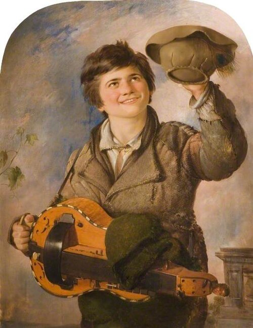 A Young Savoyard, 1835, Frederick Yeates Hurlstone