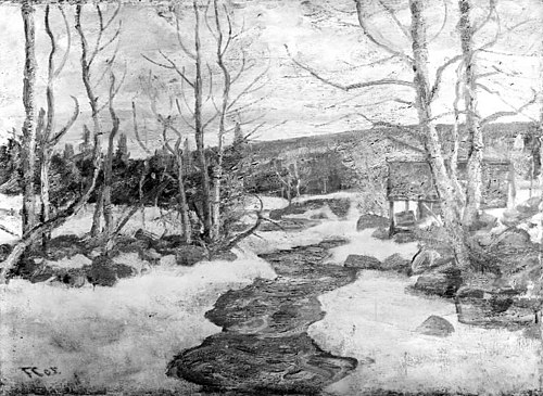 April at Lillehammer, 1905, Fredrik Jonas Lucian Botfield Collett