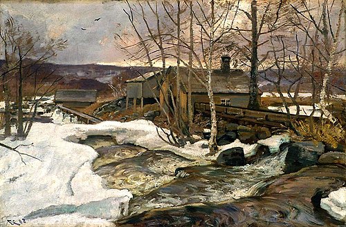 After Sunset, Mesna, 1888, Fredrik Jonas Lucian Botfield Collett