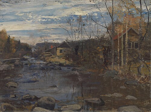 From Sandvikselven, 1897, Fredrik Jonas Lucian Botfield Collett