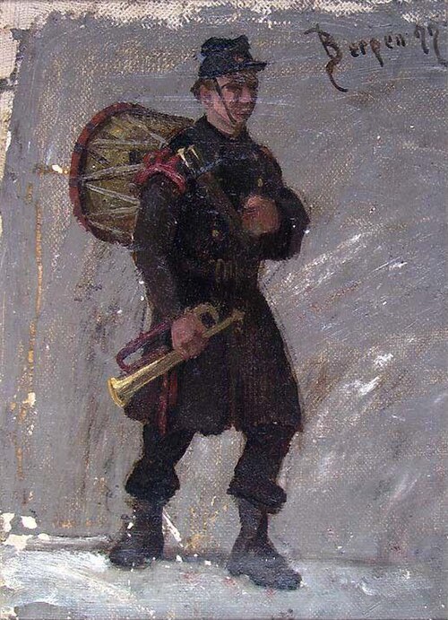 Military Musician, 1877, Fredrik Jonas Lucian Botfield Collett