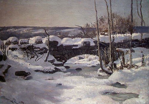 Winter Landscape with Bridge, 1904, Fredrik Jonas Lucian Botfield Collett