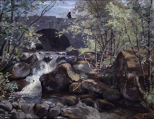 Åretta Bridge, 1887, Fredrik Jonas Lucian Botfield Collett