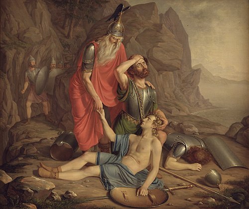 Oscars død, 1828, Frederik Ludvig Storch