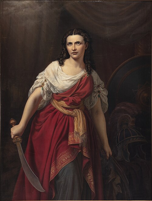 Judith med Holofernes' hoved, 1865, Frederik Ludvig Storch