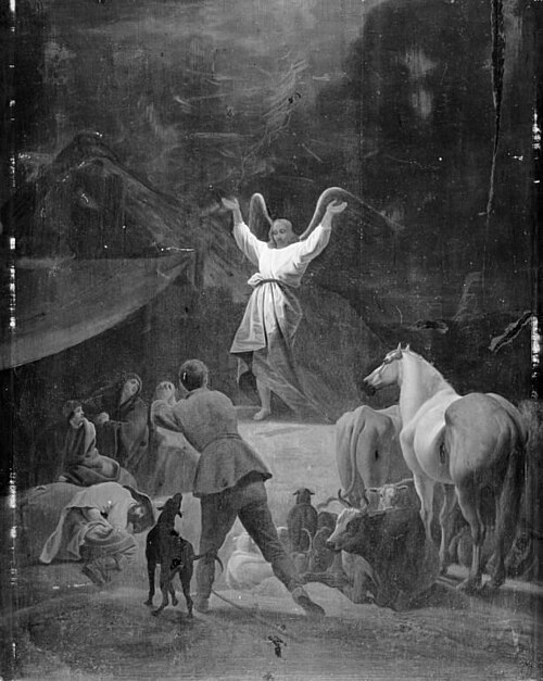 An angel appears to the shepherds, 1655, Gerbrand van den Eeckhout