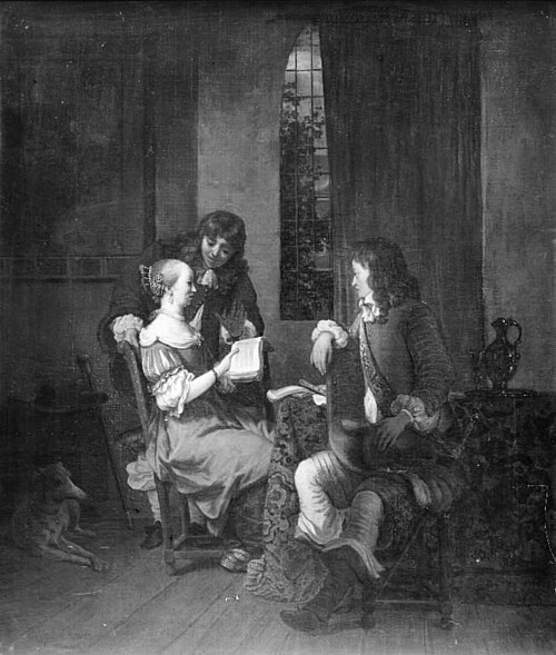 Music Lesson, 1655, Gerbrand van den Eeckhout