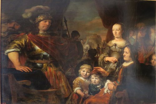 Coriolanus's Mother and Wife Begging Him to Spare Rome, 1662, Gerbrand van den Eeckhout