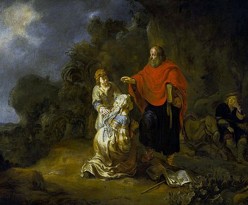 Elisée et la Sunamite au mont Carmel., 1649, Gerbrand van den Eeckhout