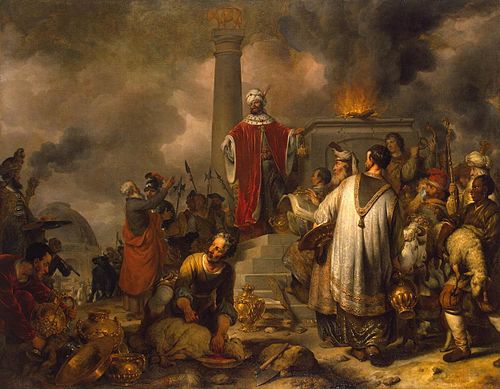 Jeroboam's Sacrifice at Bethel, 1656, Gerbrand van den Eeckhout
