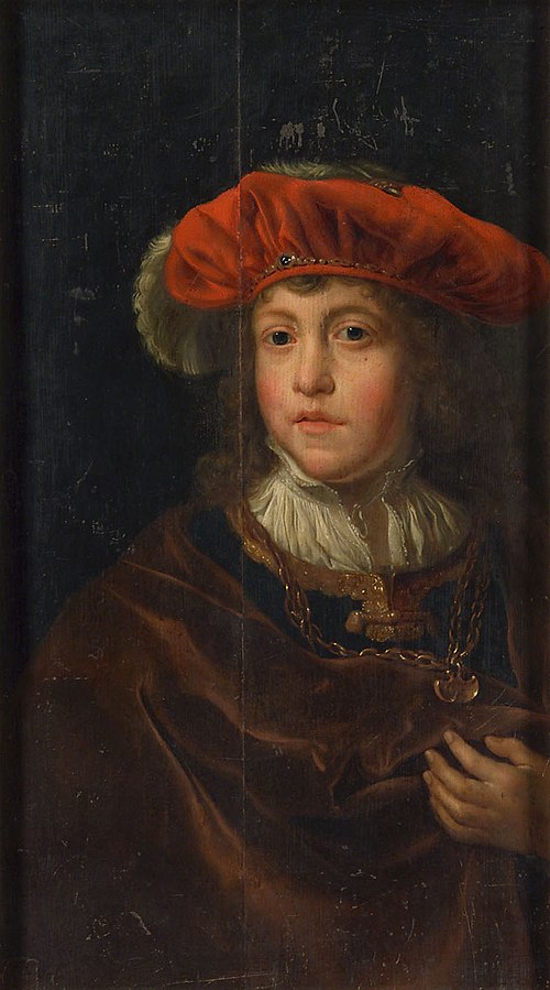 Knabe mit rotem Barett und Goldkette, 1670, Gerbrand van den Eeckhout