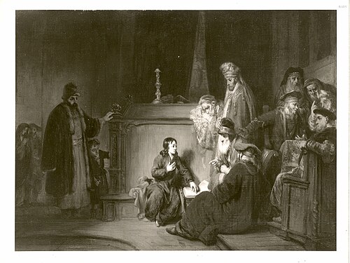 Jesus in the temple, 1657, Gerbrand van den Eeckhout