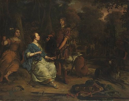 Meleager und Atalante, 1671, Gerbrand van den Eeckhout