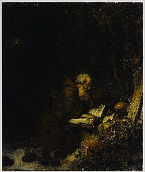 Reading Hermit, 1655, Gerbrand van den Eeckhout