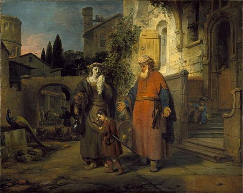 The Expulsion of Hagar and Ishmael, 1666, Gerbrand van den Eeckhout