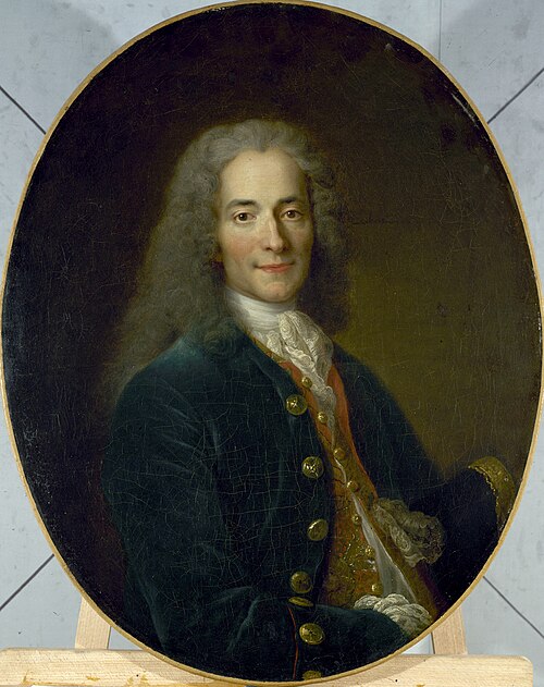 Portrait de Voltaire (1694-1778) en 1718, 1701, Nicolas de Largillière
