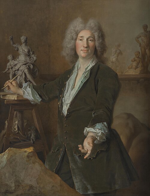 The Sculptor Nicolas Coustou in his Atelier, 1713, Nicolas de Largillière