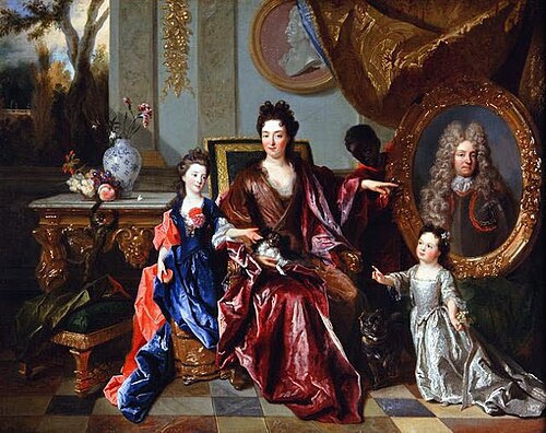 La marquise de Noailles et ses enfants, 1698, Nicolas de Largillière