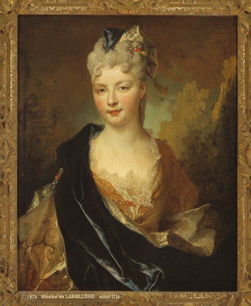 Portret van een jonge dame, 1714, Nicolas de Largillière