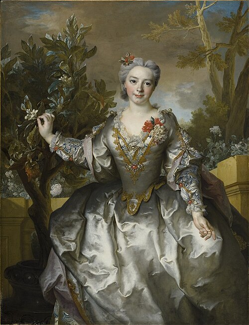 Louise-Madeleine Bertin de Vaugien, comtesse de Montchal, 1736, Nicolas de Largillière