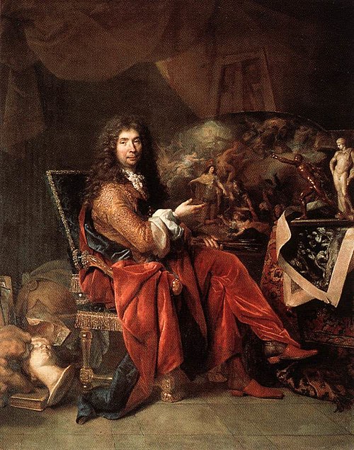 Portrait de Charles Le Brun, 1686, Nicolas de Largillière