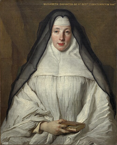 Elizabeth Throckmorton, Canoness of the Order of the Dames Augustines Anglaises, 1729, Nicolas de Largillière