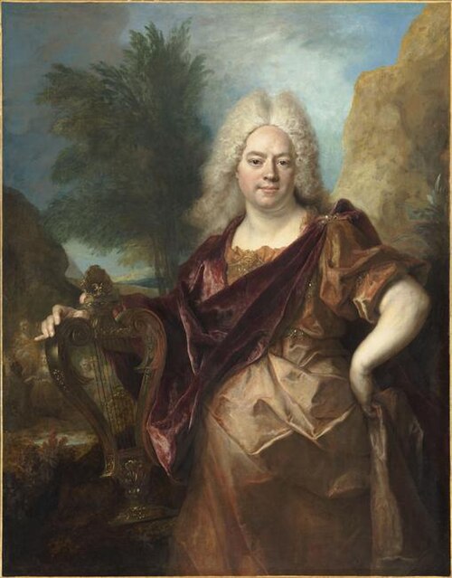 Portrait d'homme en Apollon, 1700, Nicolas de Largillière