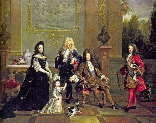 Louis XIV of France and his family, 1710, Nicolas de Largillière