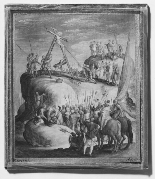 Scener ur Kristi liv (Korsfästelsen), 1631, Friedrich Brentel