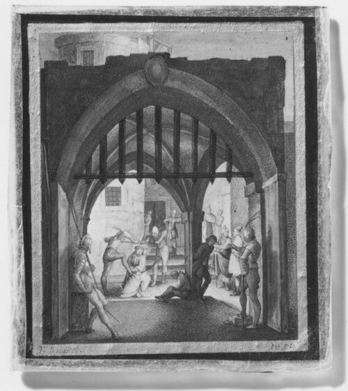 Scener ur Kristi liv (Kristus törnekröns), 1631, Friedrich Brentel