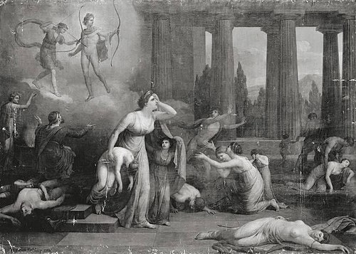 Tod der Niobiden, 1801, Friedrich Rehberg