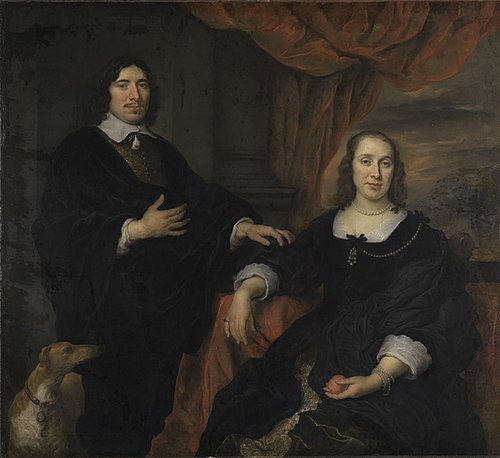 Portrait of a couple, 1646, Govert Flinck