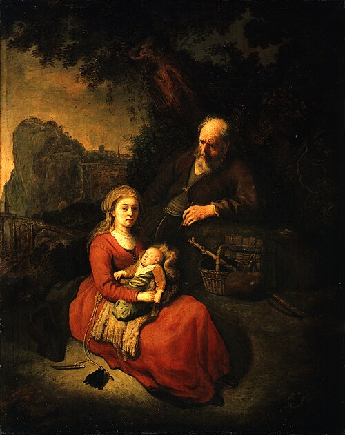 The Rest on the Flight from Egypt, 1637, Govert Flinck