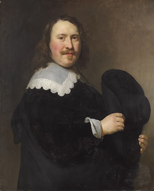 Portrait of a Man with a Hat, 1641, Govert Flinck